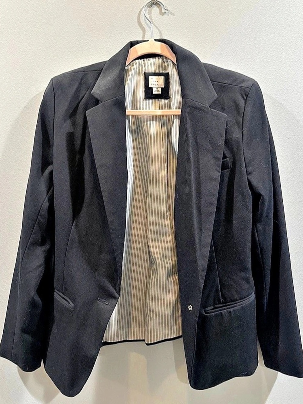 a new day Long-Sleeve Blazer Black Size 10